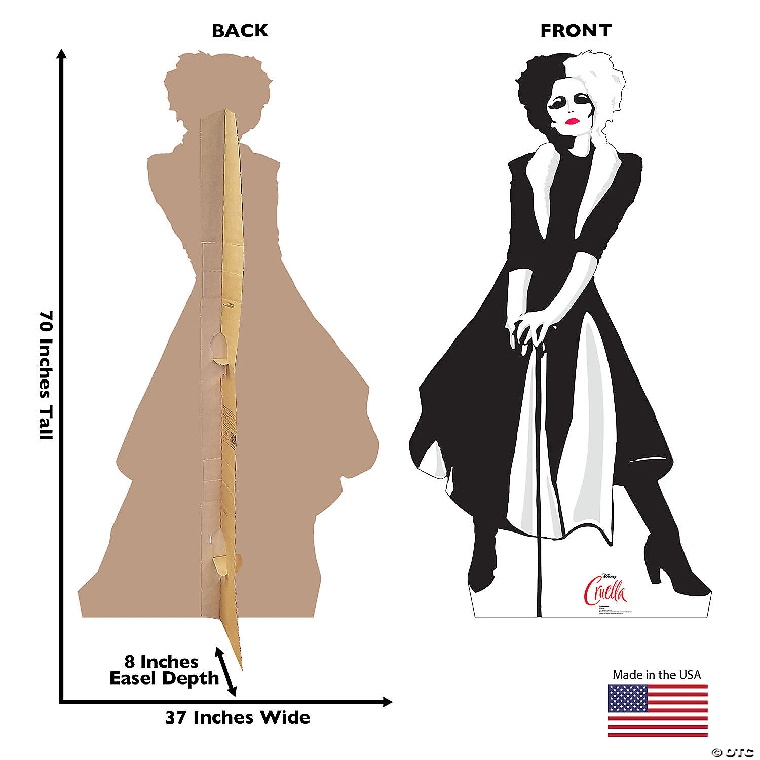 Lifesize Disney’s Live Action Cruella Cardboard Stand-Up 4 Lifesize Disney’s Live Action Cruella Cardboard Stand-Up - Image 2