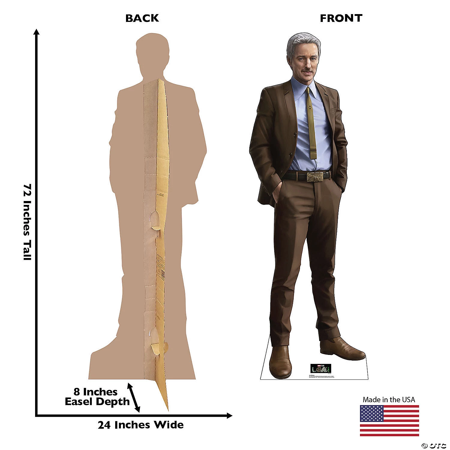 Lifesize Marvel Comics Loki Mobius Lifesize Cardboard Stand-Up 4 Lifesize Marvel Comics Loki Mobius Lifesize Cardboard Stand-Up - Image 2