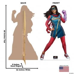 Lifesize Marvel Comics Ms. Marvel Lifesize Cardboard Stand-Up 5 Lifesize Marvel Comics Ms. Marvel Lifesize Cardboard Stand-Up -DIY Photo Booth Sales Shop lifesize marvel comics ms marvel lifesize cardboard stand up14151572 a01