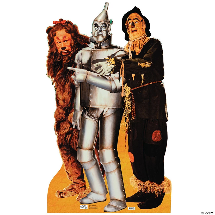 Lion, Tinman & Scarecrow - Wizard Of Oz Cardboard Stand-Up 3 Lion, Tinman & Scarecrow - Wizard Of Oz Cardboard Stand-Up