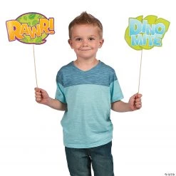 Little Dino Photo Stick Props - 12 Pc. 5 Little Dino Photo Stick Props - 12 Pc. -DIY Photo Booth Sales Shop little dino photo stick props 12 pc 13743519 a01