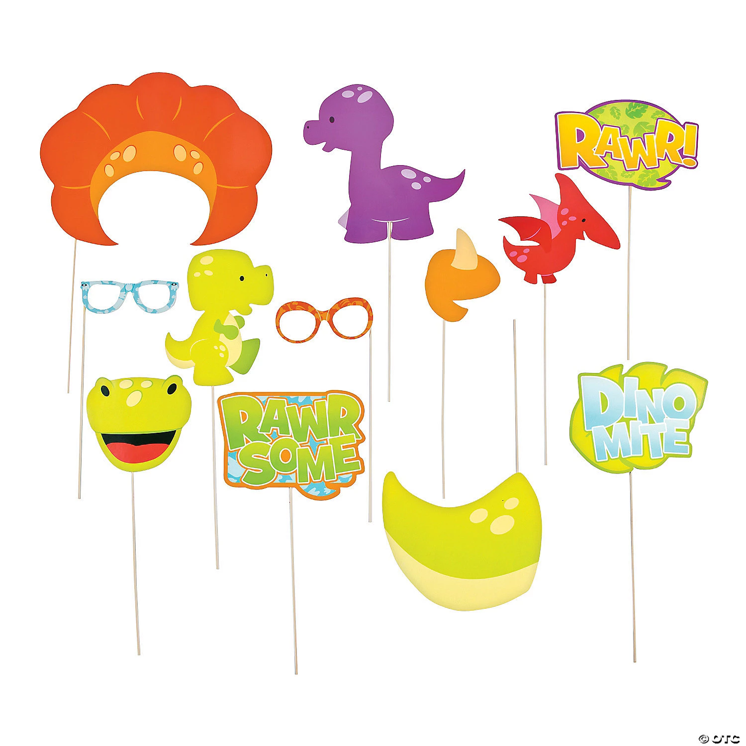 Little Dino Photo Stick Props - 12 Pc. 3 Little Dino Photo Stick Props - 12 Pc.