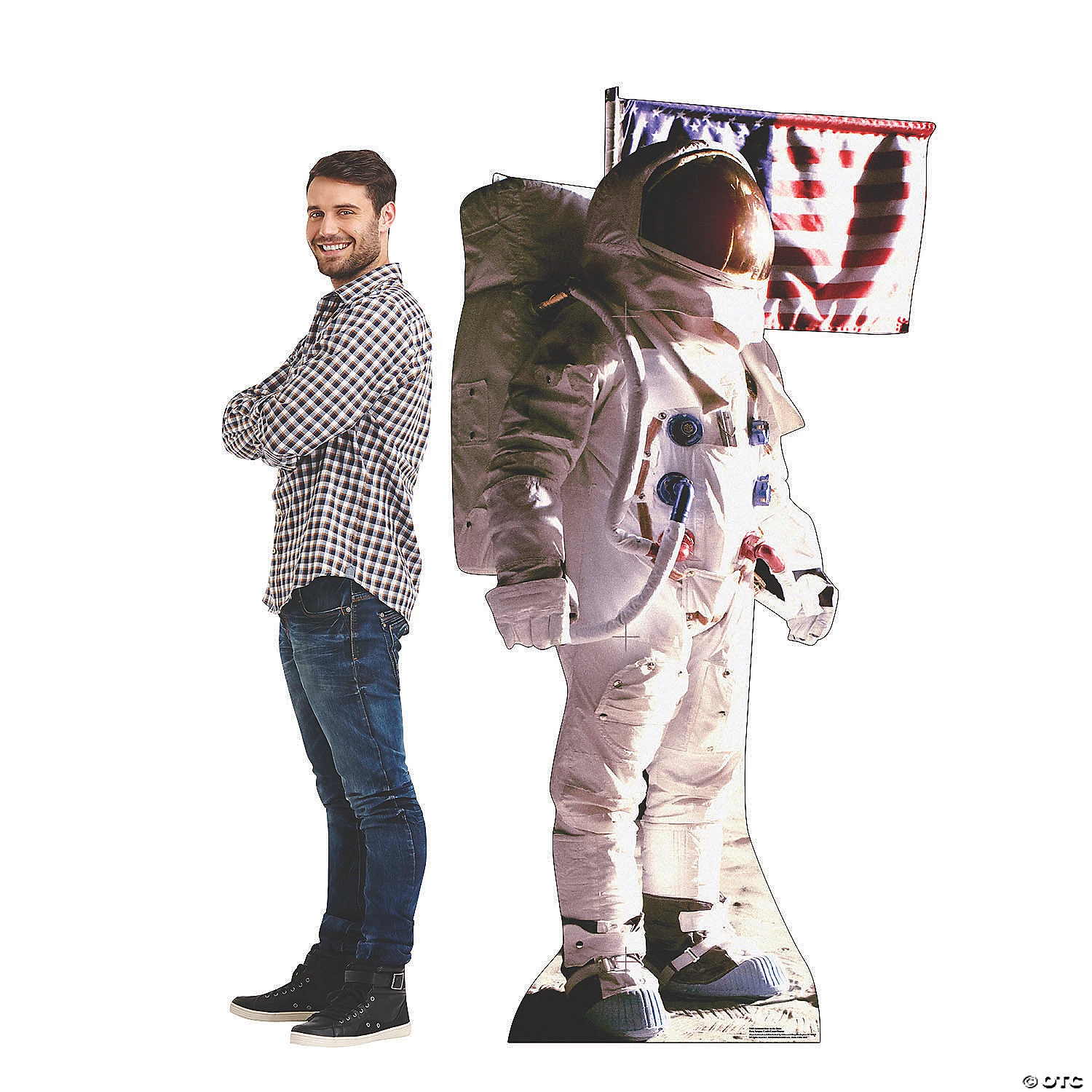 Man on the Moon Astronaut Lifesize Cardboard Stand-Up 4 Man on the Moon Astronaut Lifesize Cardboard Stand-Up - Image 2