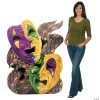 Mardi Gras Mask Cardboard Stand-Up