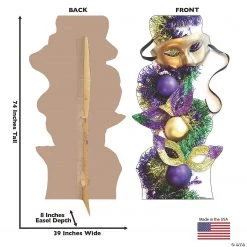 Mardi Gras Party Masks Cardboard Stand-Up 6 Mardi Gras Party Masks Cardboard Stand-Up -DIY Photo Booth Sales Shop mardi gras party masks cardboard stand up13960072 a01