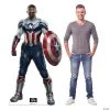 Marvel: The Falcon and the Winter Soldier™ Falcon Captain America Lifesize Cardboard Stand-Up