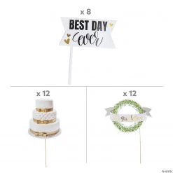 Mega Wedding Photo Booth Prop Kit - 32 Pc. -DIY Photo Booth Sales Shop mega wedding photo booth prop kit 32 pc 14211844 a01