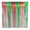 Merry Christmas Metallic Fringe Backdrop with Garland -DIY Photo Booth Sales Shop merry christmas metallic fringe backdrop with garland13956853