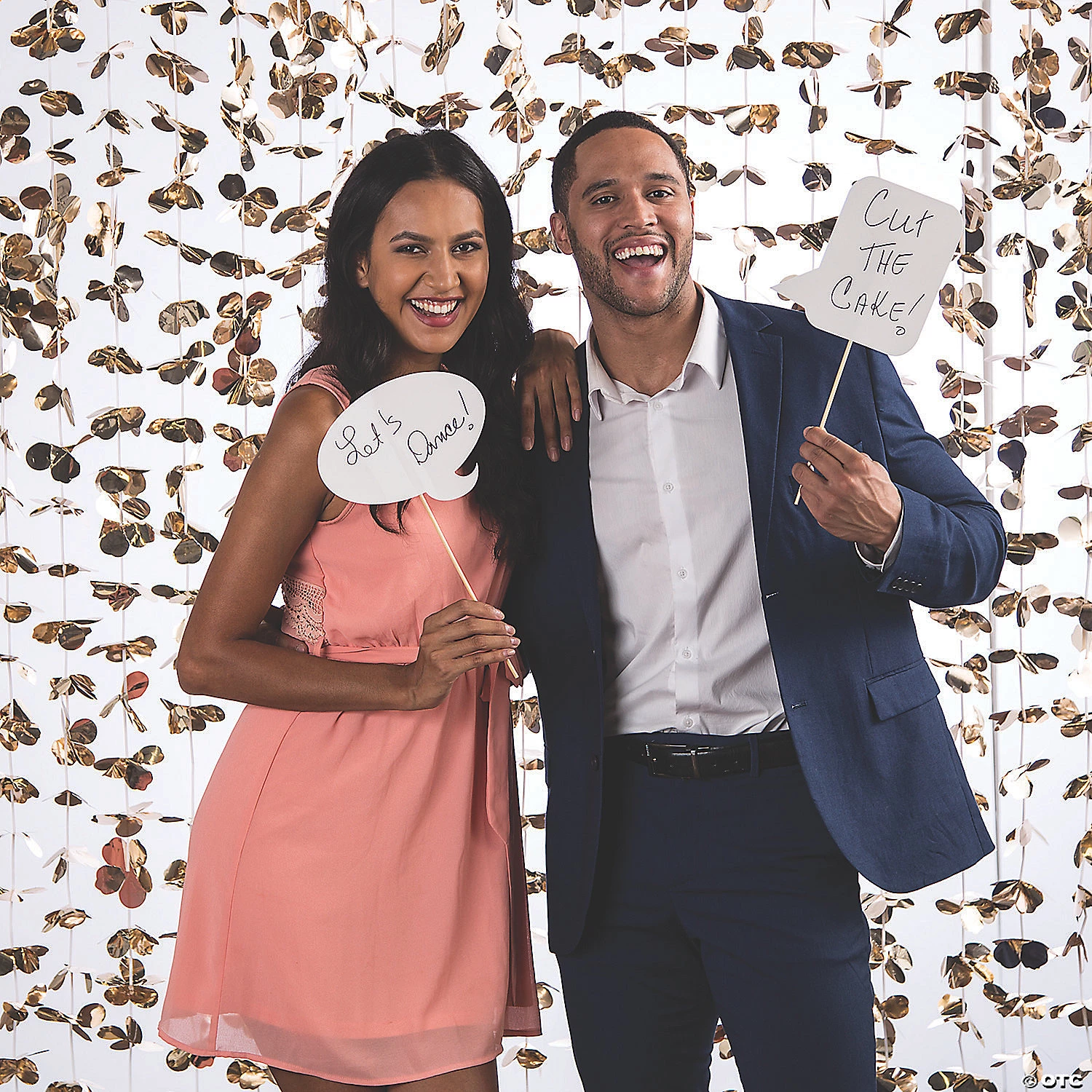 Metallic Gold Flower Backdrop 4 Metallic Gold Flower Backdrop - Image 2