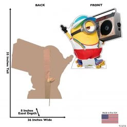 Minions™ Rise of Gru Stuart Boom Box Lifesize Cardboard Stand-Up -DIY Photo Booth Sales Shop minions rise of gru stuart boom box lifesize cardboard stand up14151622 a01