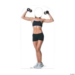 Muscle Woman Cardboard Stand-In Stand-Up