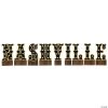 Nashville Letter Stand-Up Set - 9 Pc.