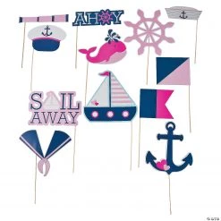 Nautical Photo Stick Props - 12 Pc.