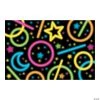 Neon Glow Party Backdrop - 3 Pc.