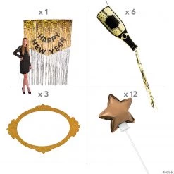 New Year’s Eve Photo Booth Kit - 22 Pc. -DIY Photo Booth Sales Shop new year s eve photo booth kit 22 pc 14091707 a01