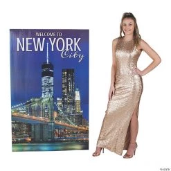 New York Postcard Cardboard Stand-Up