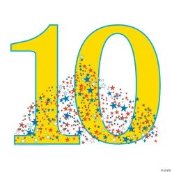 Number 10 Cardboard Stand-Up