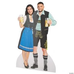 Oktoberfest Couple Photo Cardboard Stand-Up