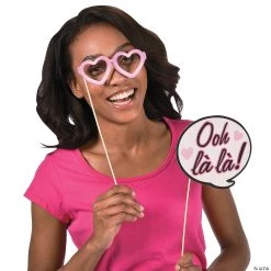 Paris Photo Stick Props- 12 Pc. -DIY Photo Booth Sales Shop paris photo stick props 12 pc 13665971 a01