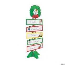 Peanuts® Winter DIrectional Sign