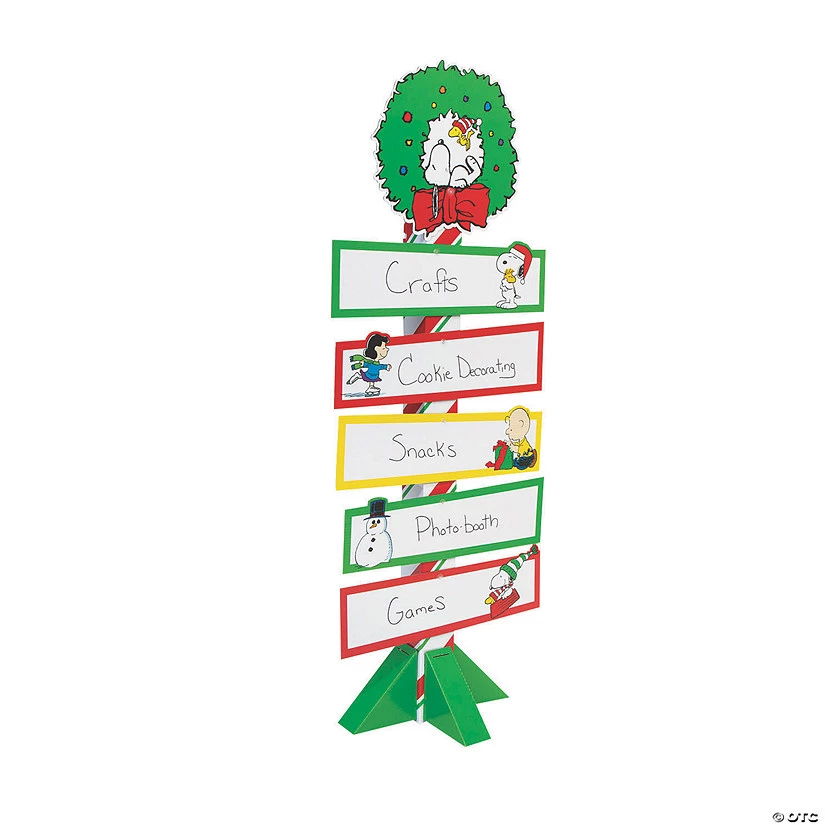 Peanuts® Winter DIrectional Sign 3 Peanuts® Winter DIrectional Sign