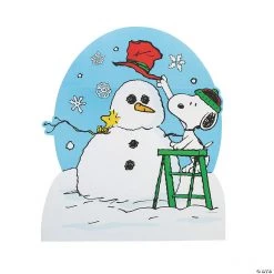 Peanuts® Winter Snowman Stand-Up
