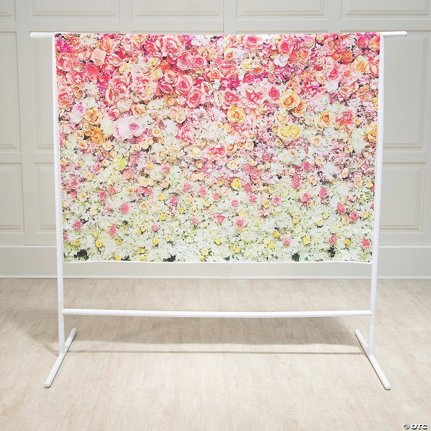 Pink Floral Wedding Backdrop Kit - 2 Pc. 3 Pink Floral Wedding Backdrop Kit - 2 Pc.