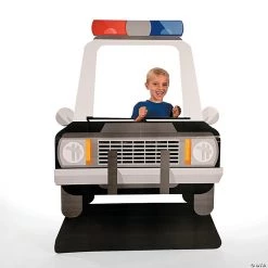 Police Car Photo Cardboard Stand-Up