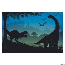 Prehistoric Dinosaur Backdrop - 3 Pc.