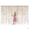 Raffia with Shells Curtain Backdrop
