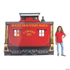 Railroad Caboose Lifesize Cardboard Stand-Up