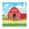 Red Barn Backdrop Banner - 2 Pc.