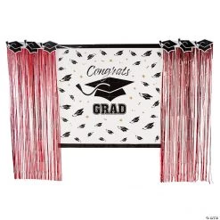 Grad Backdrop Party Decorating Kit - 5 Pc.