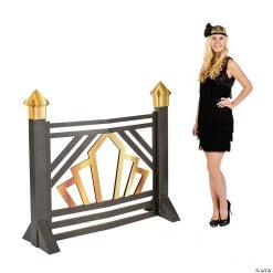 Roaring 20s Scroll Gate Cardboard Stand-Up