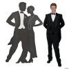 Roaring 20s Silhouette Ballroom Dancers Cardboard Stand-Up -DIY Photo Booth Sales Shop roaring 20s silhouette ballroom dancers cardboard stand up13628507