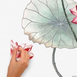 RoomMates Lotus Garden XL Peel And Stick Giant Wall Decal 10 RoomMates Lotus Garden XL Peel And Stick Giant Wall Decal -DIY Photo Booth Sales Shop roommates lotus garden xl peel and stick giant wall decal14176700 a03