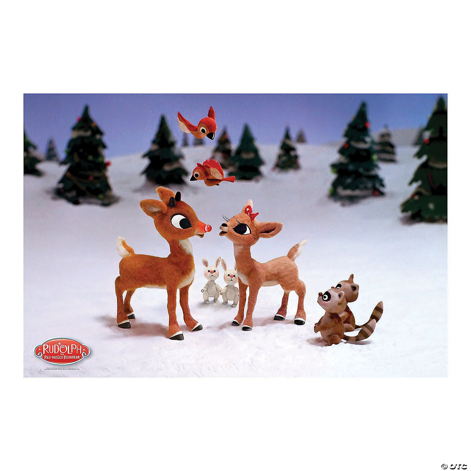 Rudolph the Red-Nosed Reindeer® Backdrop Banner - 3 Pc. 3 Rudolph the Red-Nosed Reindeer® Backdrop Banner - 3 Pc.