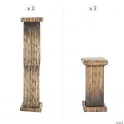 Rustic Column Set - 4 Pc. 5 Rustic Column Set - 4 Pc. -DIY Photo Booth Sales Shop rustic column set 4 pc 13972207 a01