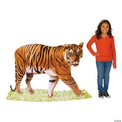 Safari Tiger Cardboard Stand-Up