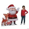 Santa & Rudolph the Red-Nosed Reindeer® Stand-Up -DIY Photo Booth Sales Shop santa and rudolph the red nosed reindeer sup sup stand up13779825