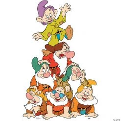 Seven Dwarfs Group Life-Size Cardboard Stand-Up