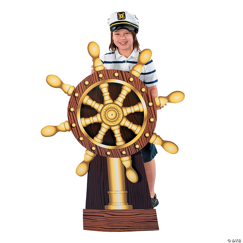 Ship’s Wheel Cardboard Stand-Up 3 Ship’s Wheel Cardboard Stand-Up