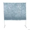 Silver Celebrations Backdrop Banner Kit - 2 Pc. -DIY Photo Booth Sales Shop silver celebrations backdrop banner kit 2 pc 14106289
