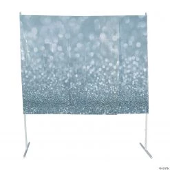 Silver Celebrations Backdrop Banner Kit - 2 Pc.