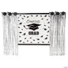 Silver Grad Backdrop Decorating Kit - 5 Pc.