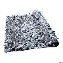 Metallic Floral Sheeting Backdrop