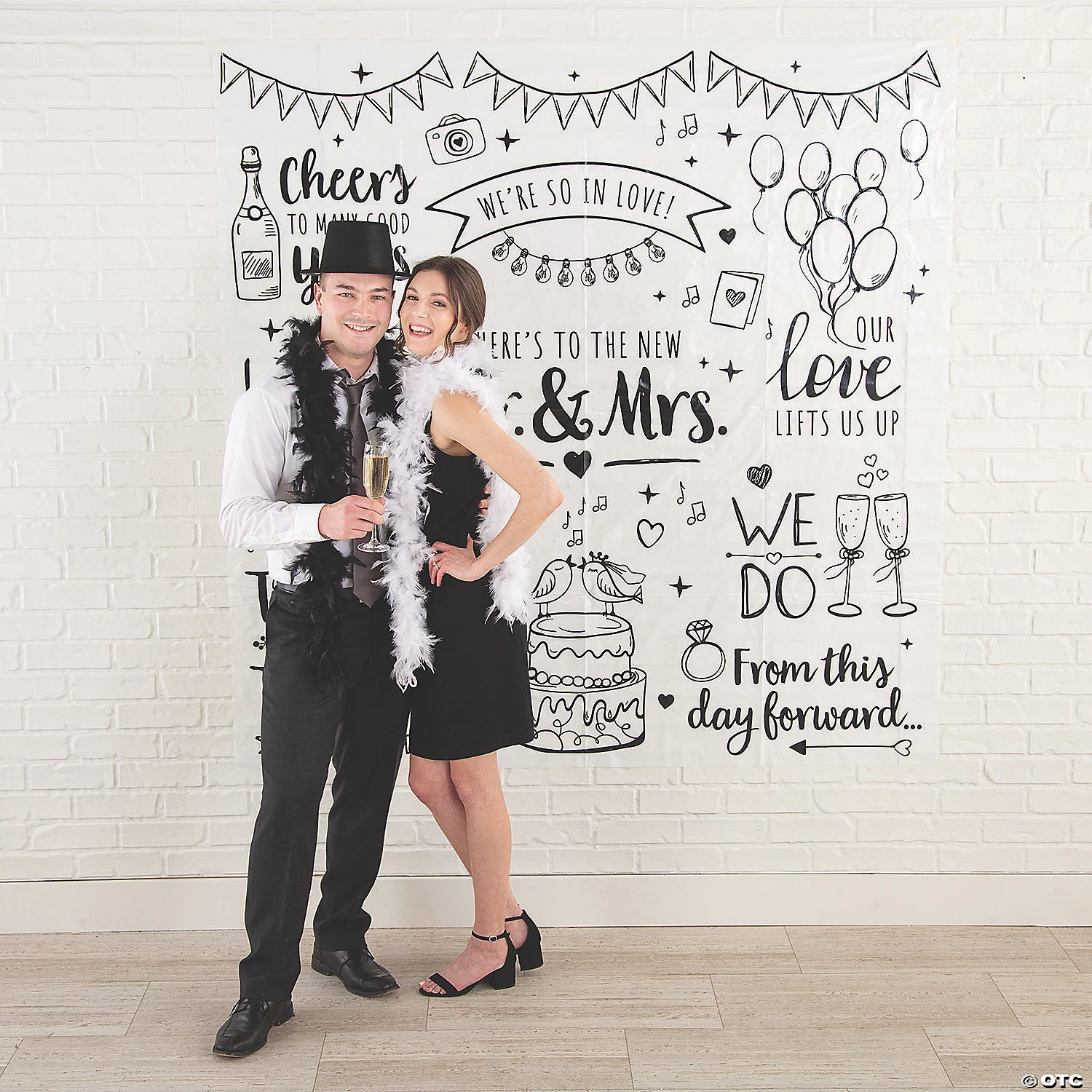 Small Wedding Backdrop - 2 Pc. 4 Small Wedding Backdrop - 2 Pc. - Image 2