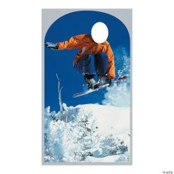 Snowboarding Cardboard Stand-In Stand-Up