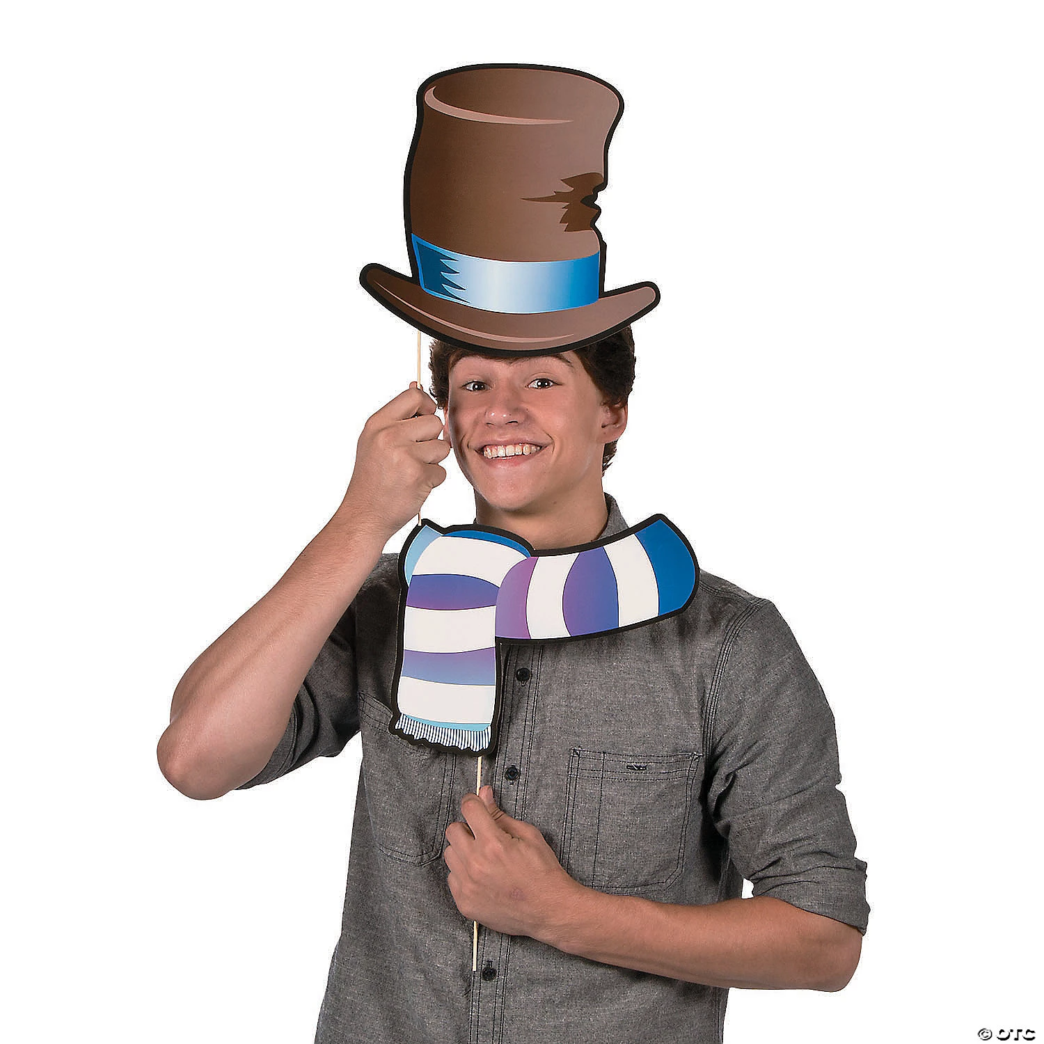 Snowman & Penguin Photo Stick Props- 12 Pc. 4 Snowman & Penguin Photo Stick Props- 12 Pc. - Image 2