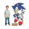 Sonic the Hedgehog™ Life-Size Cardboard Stand-Up -DIY Photo Booth Sales Shop sonic the hedgehog life size cardboard stand up13960285